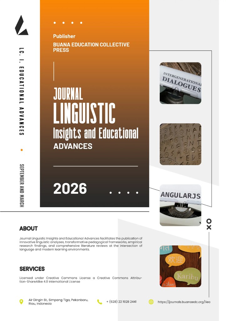 Cover Journal Linguistic Insights and Educational Advances